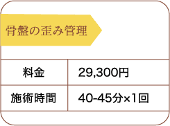 骨盤の歪み管理